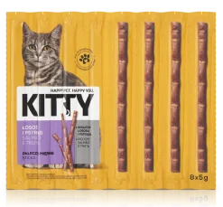 Snack para Gato Sticks Salmão e Truta