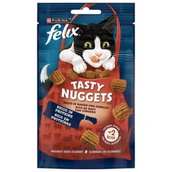 Snack para Gato Tasty Nuggets com Cordeiro