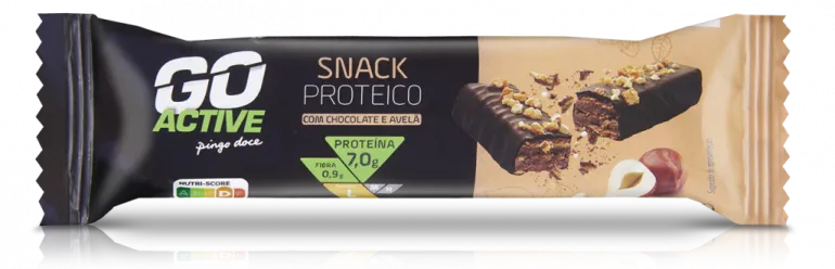 Snack Proteína de Chocolate de Avelã