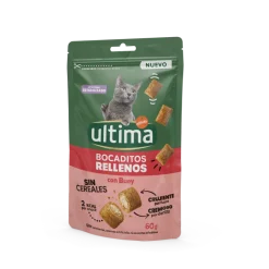 Snack Recheado para Gato com Vaca
