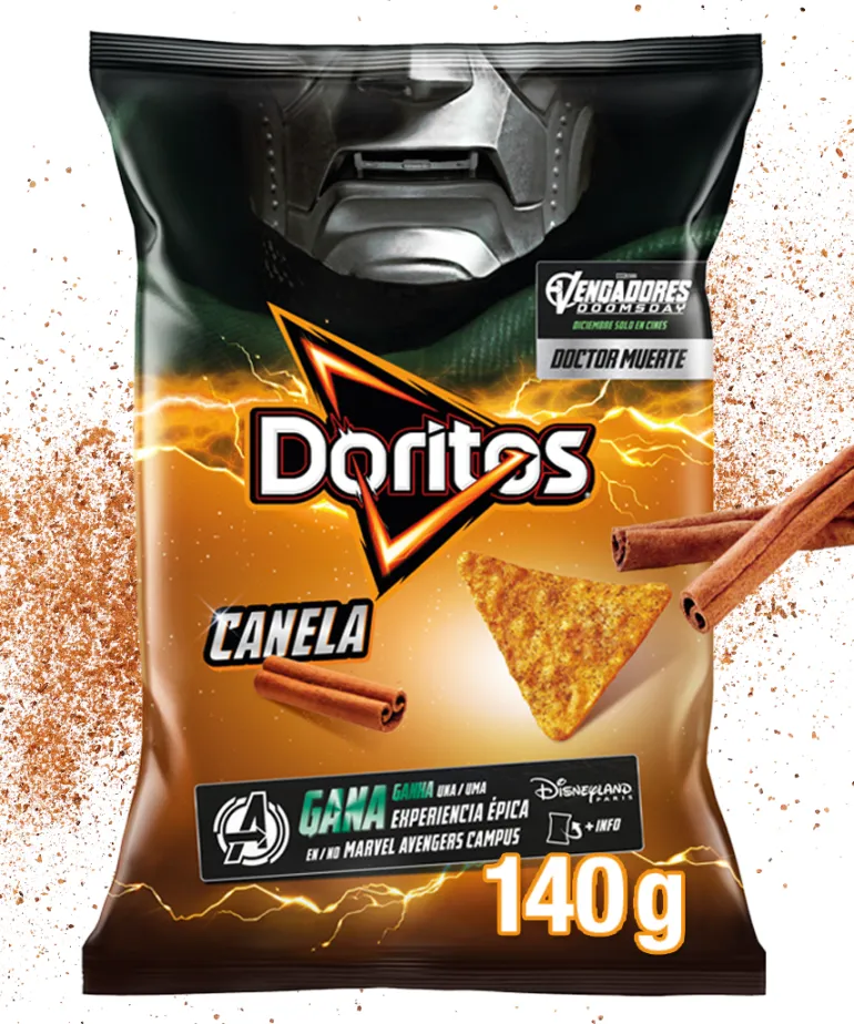 Snacks Doritos Canela