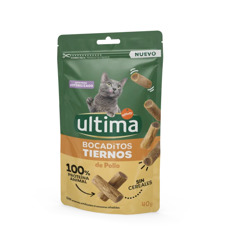 Snack Tenro para Gato com Frango