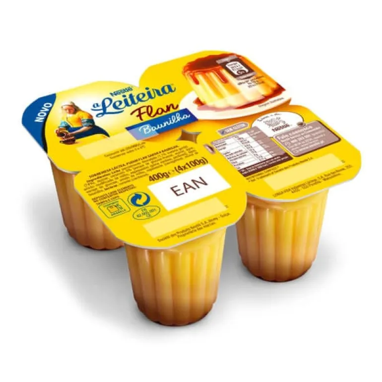Sobremesa Pudim Flan Pack 4