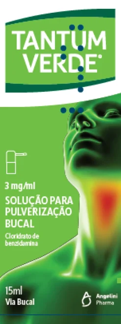 Solução para Pulverização Bucal Tantum Verde
