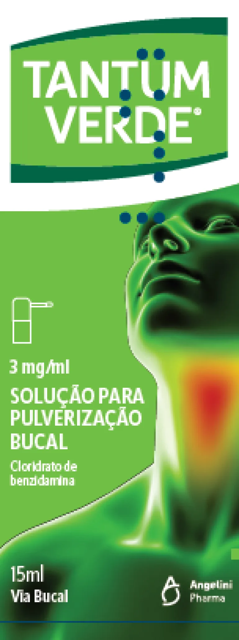 Solução para Pulverização Bucal Tantum Verde