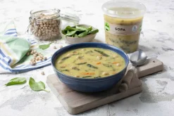 Sopa de Grão com Espinafres
