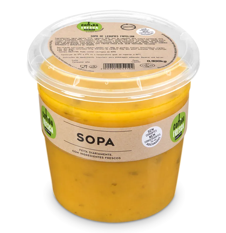 Sopa de Legumes Familiar