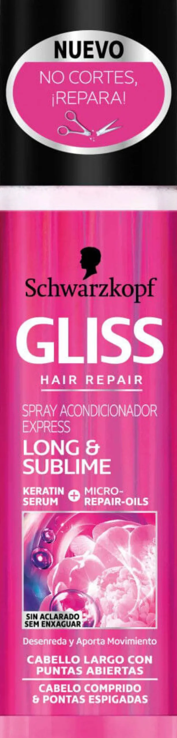 Spray Condicionador Gliss Long & Sublime