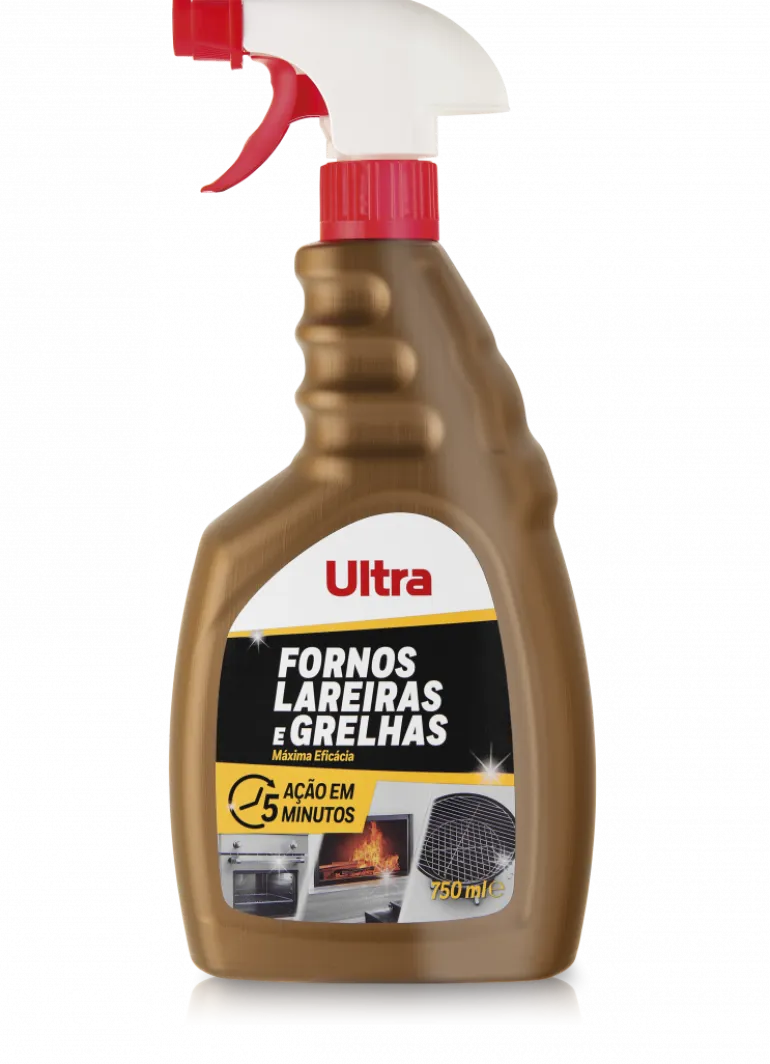 Spray de Limpeza Fornos, Lareiras e Grelhas