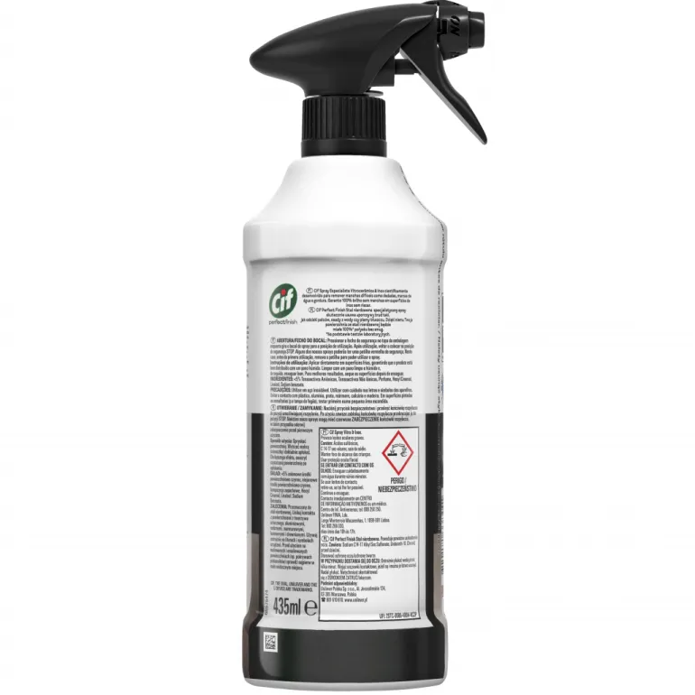 Spray de Limpeza Vitrocerâmica & Inox Perfect Finish