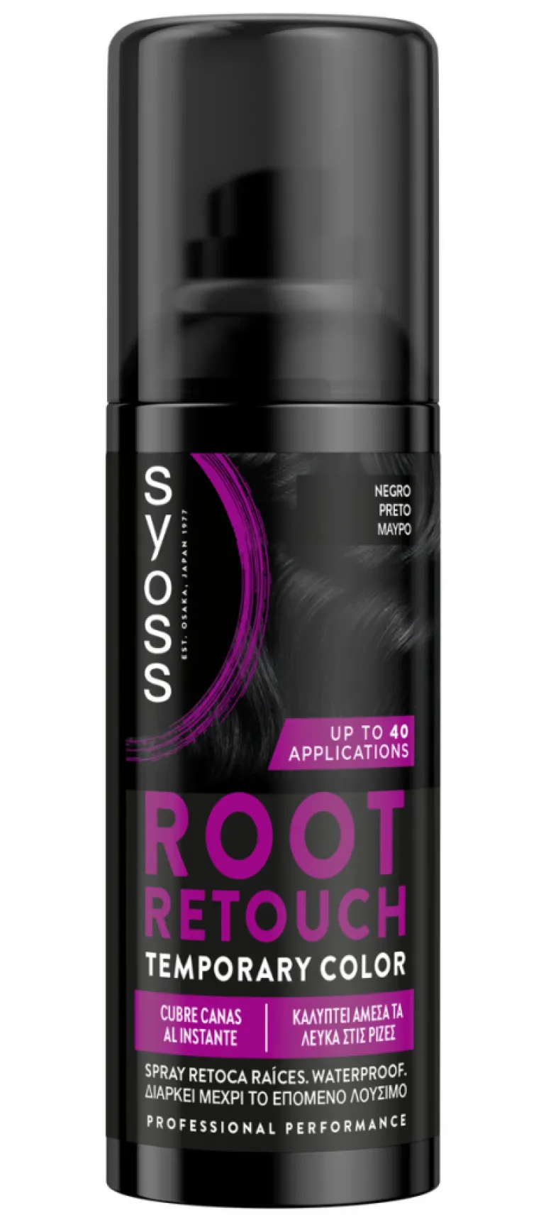 Spray Root Retouch Preto