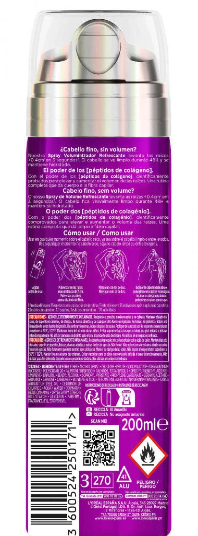 Spray Voluminizador Elvive Big Hair Day