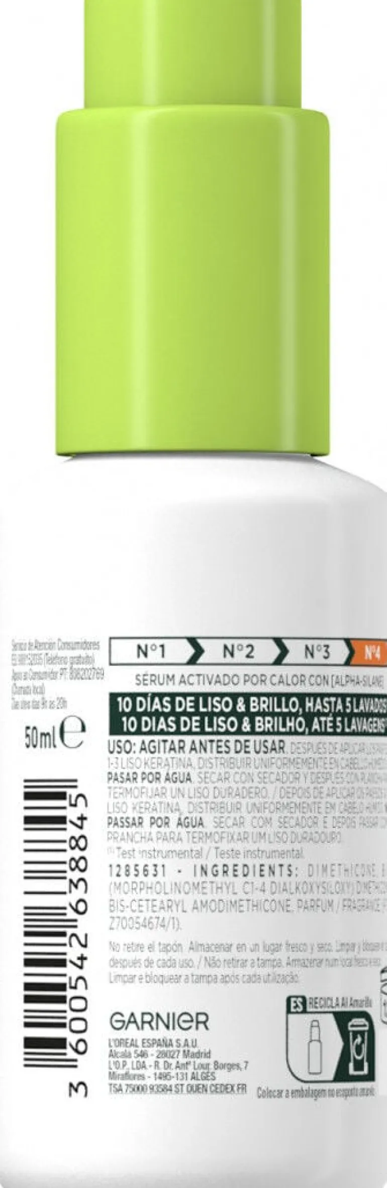 Sérum Capilar Fructis Liso Keratina