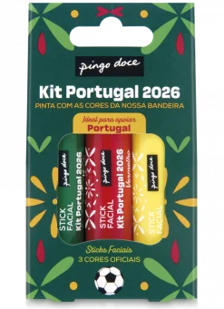 Sticks Faciais Cores Portugal Mundial 2026