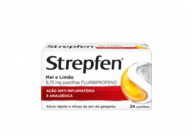 Strepfen Mel e Limão 24 Pastilhas