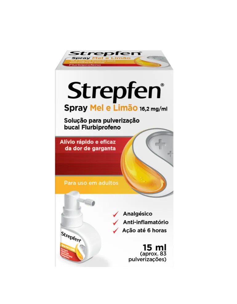 Strepfen Spray Mel e Limão 15ml
