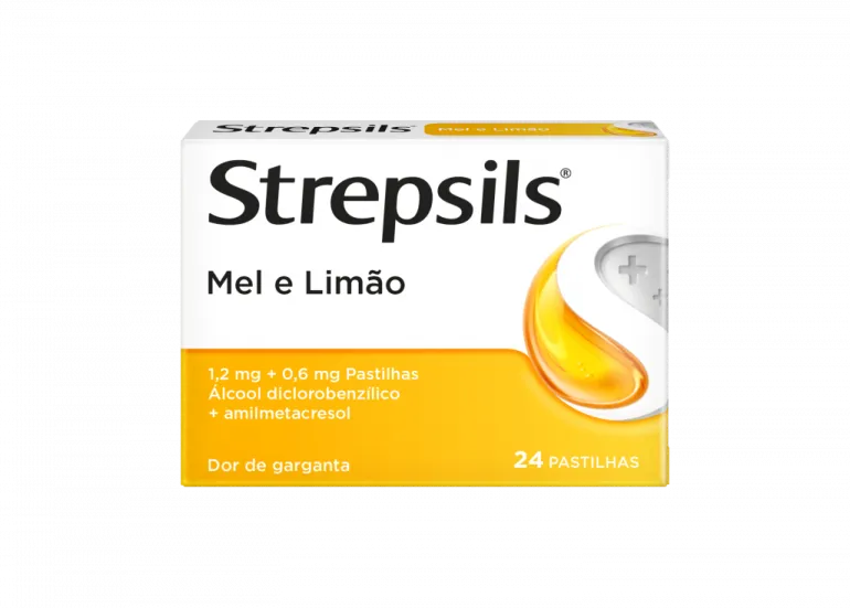 Strepsils Mel e Limão 24 Pastilhas