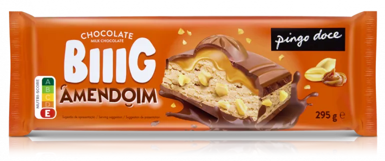 Tablete de Chocolate Biiig Amendoim