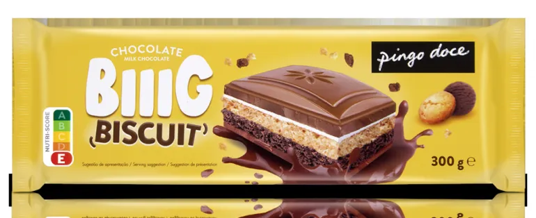 Tablete de Chocolate Biiig Biscuit