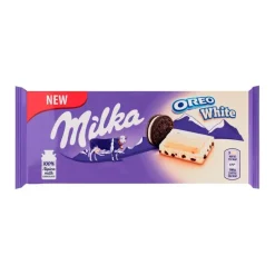Tablete de Chocolate Branco com Oreo