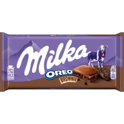 Tablete de Chocolate Milka Oreo Brownie