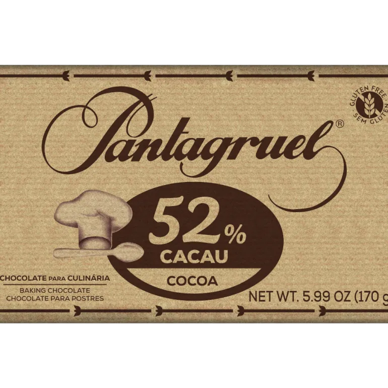 Tablete de Chocolate para Culinária 52% Cacau