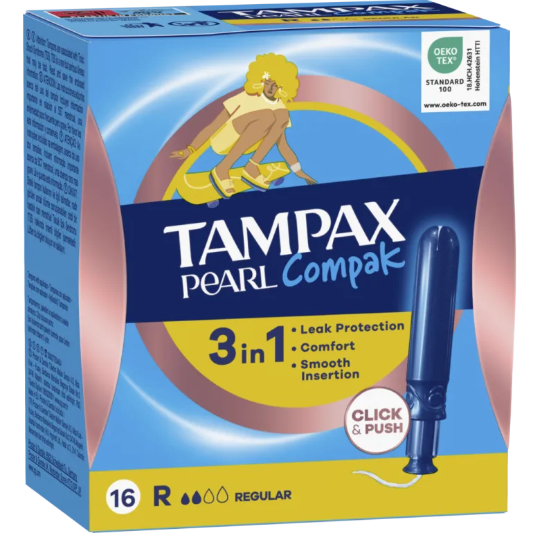 Tampão com Aplicador Pearl Compak Regular