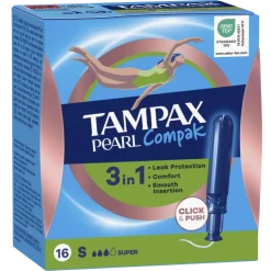 Tampão com Aplicador Pearl Compak Super