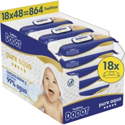 Toalhitas Bebé Aqua Pure 18x48un