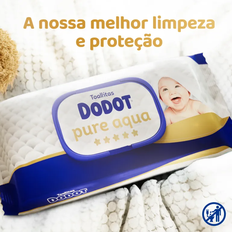 Toalhitas Dodot Pure Aqua Pack Poupança