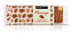 Torta com Recheio de Morango
