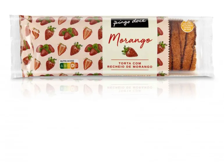 Torta com Recheio de Morango