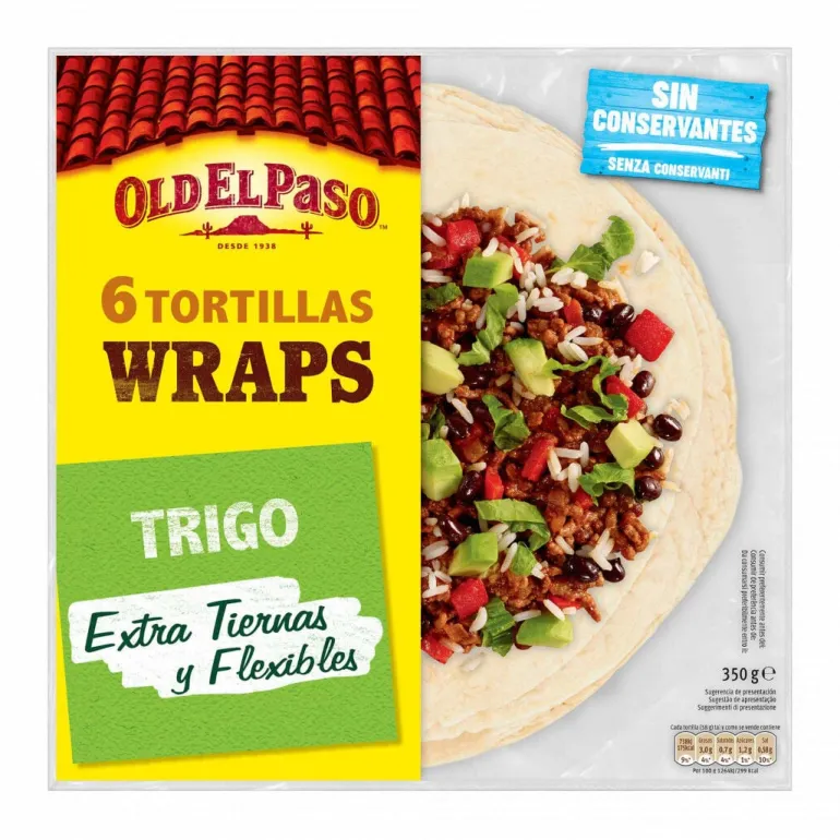 Tortilhas Wraps de Trigo