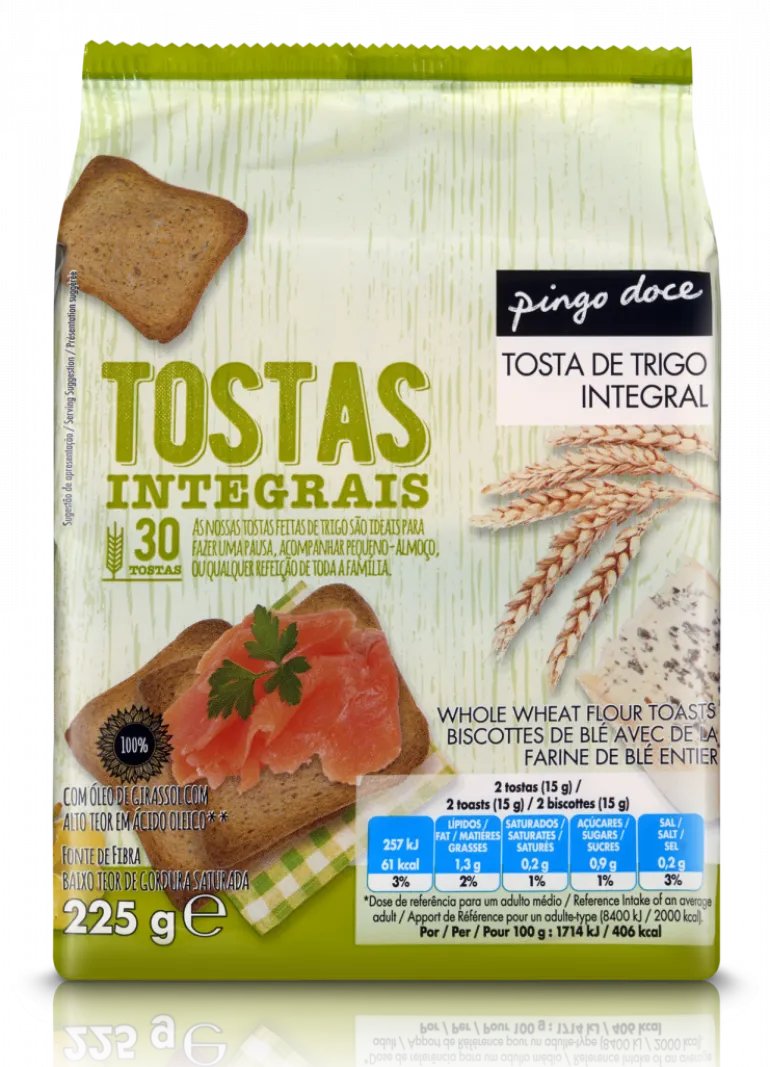 Tostas de Trigo Integral