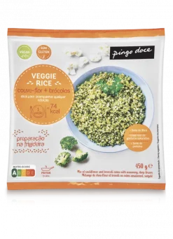Veggie Rice de Couve-Flor e Brócolos