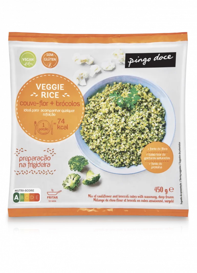 Veggie Rice de Couve-Flor e Brócolos
