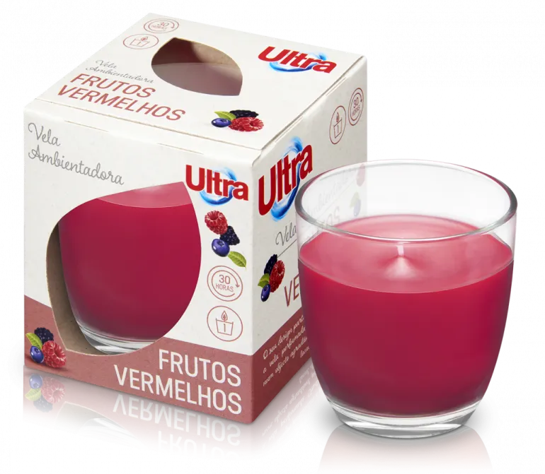 Vela Ambientadora Frutos Vermelhos