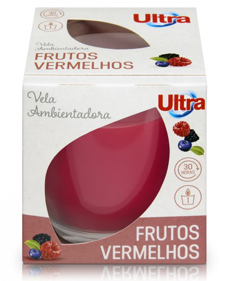 Vela Ambientadora Frutos Vermelhos