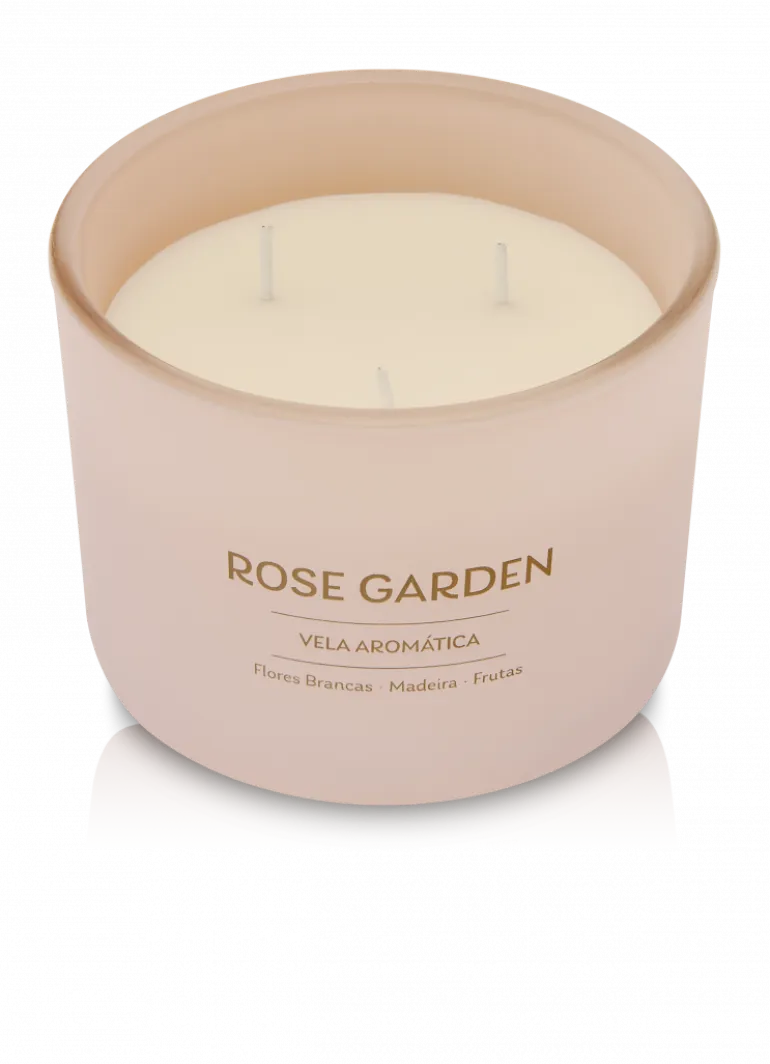 Vela Ambientadora Rose Garden