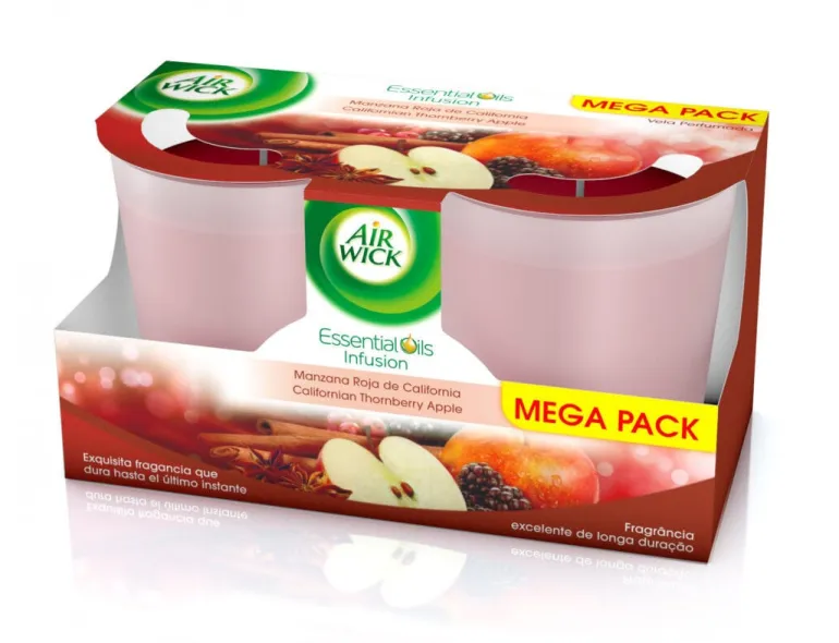 Velas Ambientadoras Maçã Duo