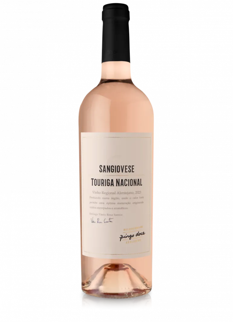 Vinho Rosé Alentejo Pingo Doce Sangioveste e Touriga Nacional