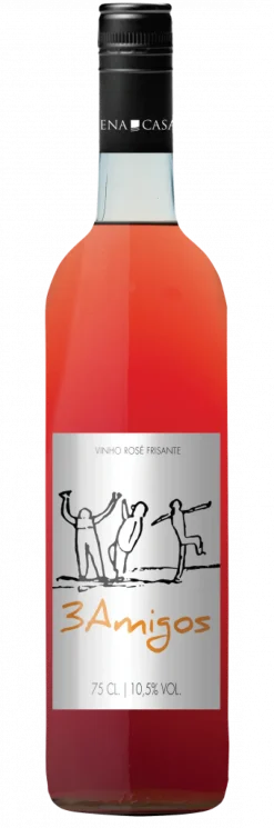 Vinho Rosé Frizante 3 Amigos