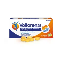 Voltaren 25mg 20 Cápsulas Moles
