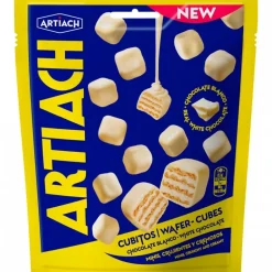 Wafer Cubos com Chocolate Branco