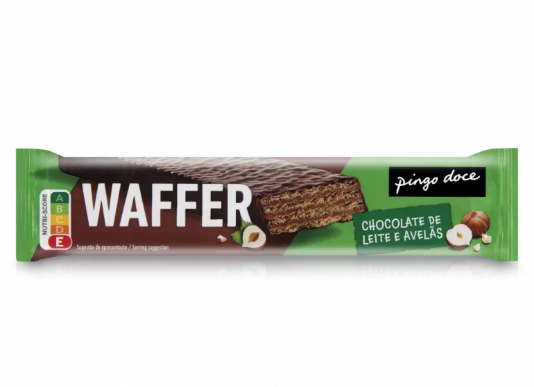 Waffer XXLcom Chocolate de Leite e Avelã