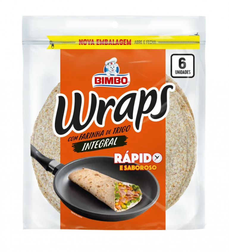 Wraps de Trigo Integral
